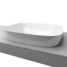 Lorenzo 505mm Ceramic Semi-Inset Basin